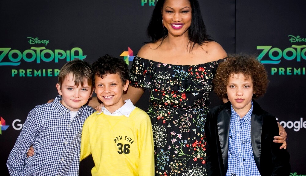 Garcelle Beauvais with Kids