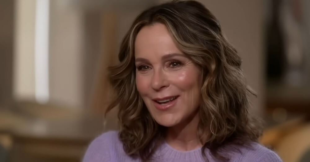 Happy Jennifer Grey