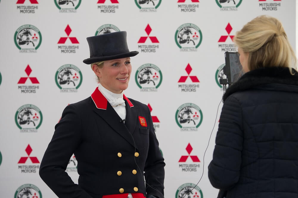 Zara Tindall Doing Interview