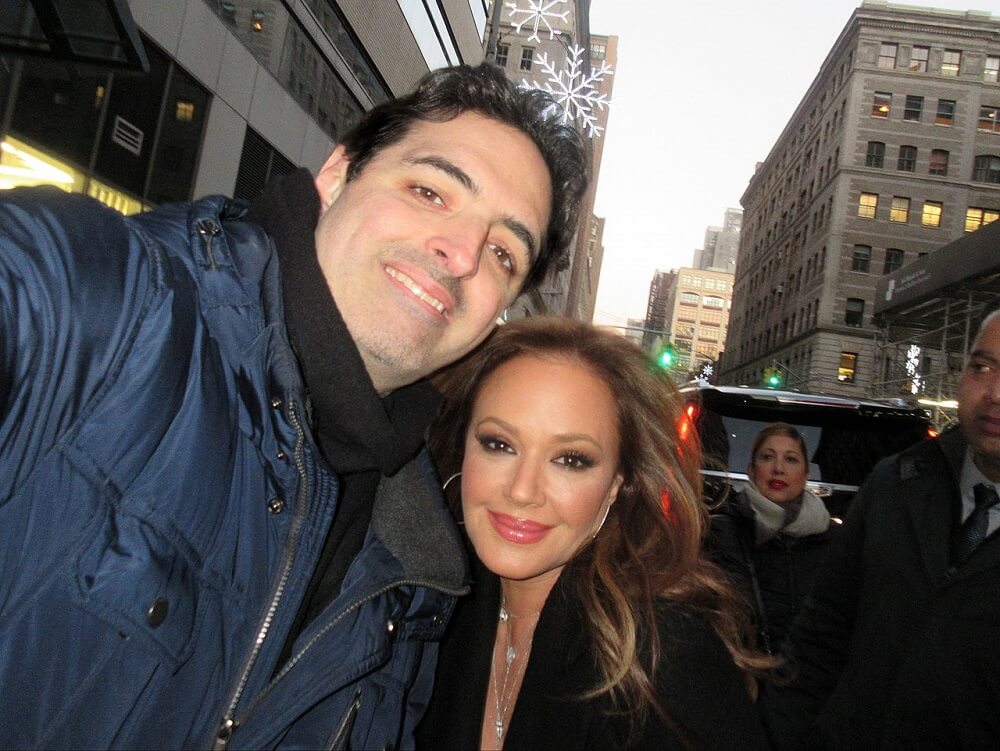 Leah Remini with men