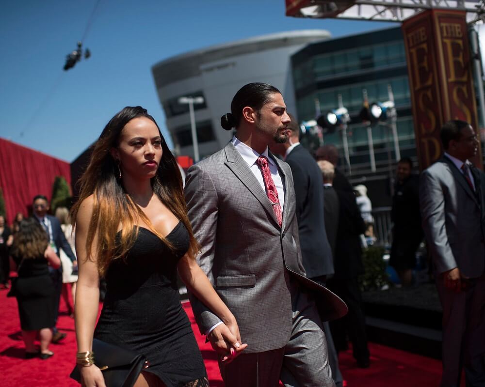 Roman Reigns with Wife